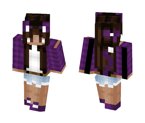 Cat Girl - Cat Minecraft Skins - image 1