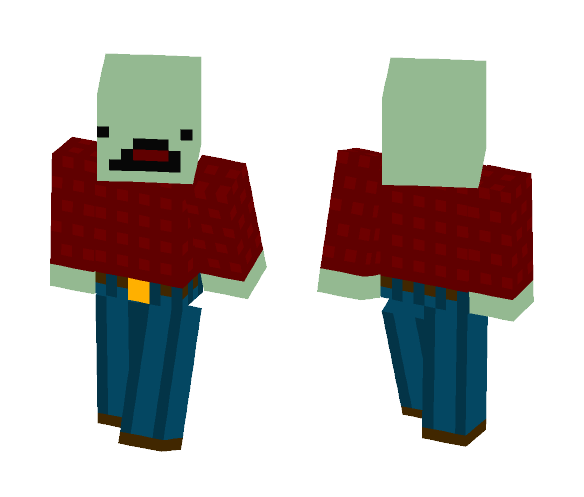 Unturned Zombie Skin (Flannel) - Interchangeable Minecraft Skins - image 1