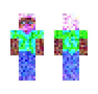 Weird Pixelated Steve