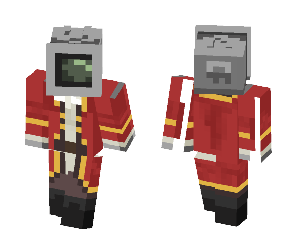 tv pirate - Interchangeable Minecraft Skins - image 1