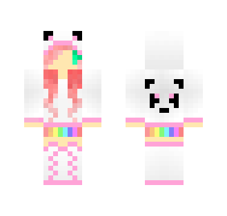 Pastel Pink Panda
