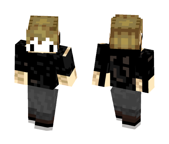 Masked hoodie - Male Minecraft Skins - image 1