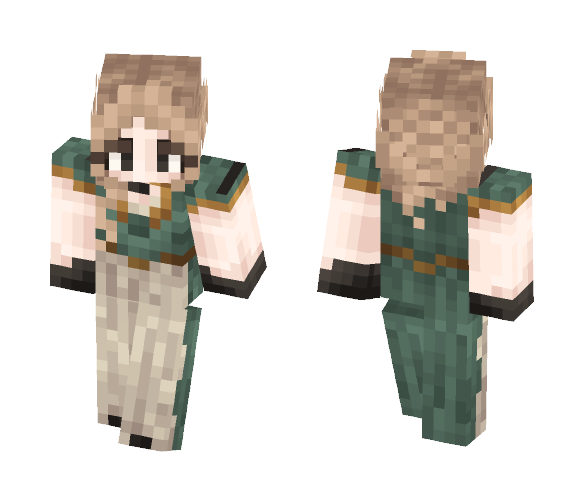 Teal. - Female Minecraft Skins - image 1