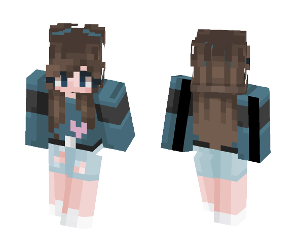 Heart of the ocean. - Female Minecraft Skins - image 1