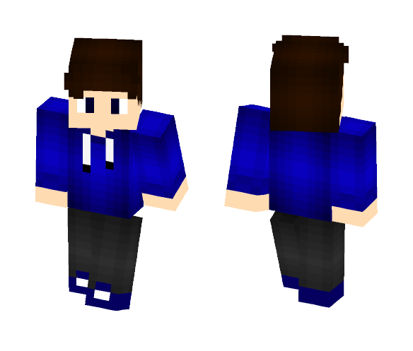 blue boy cool - Boy Minecraft Skins - image 1