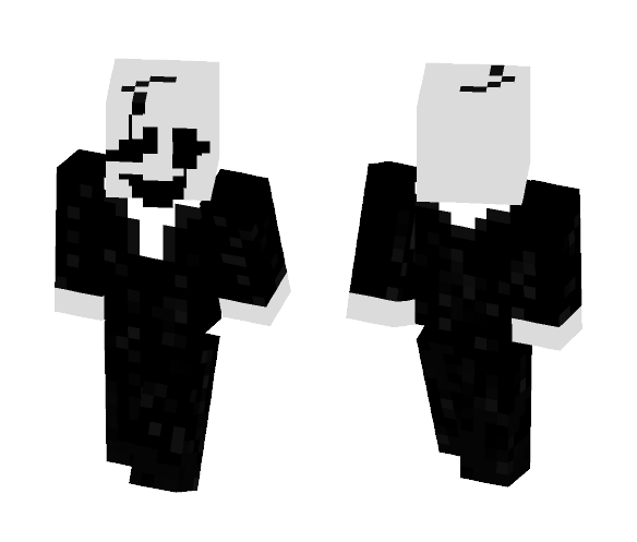 Undertale Skin: Dr. W.D. Gaster - Male Minecraft Skins - image 1