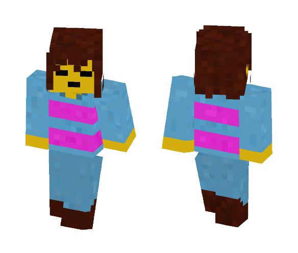 Undertale Skin: The Human - Interchangeable Minecraft Skins - image 1