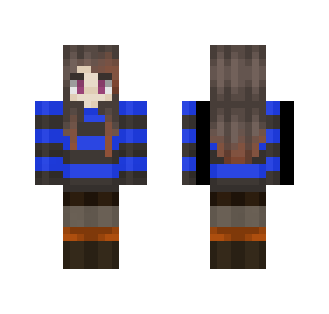 Love the blue - Female Minecraft Skins - image 2