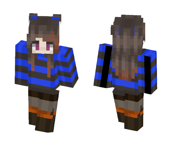 Love the blue - Female Minecraft Skins - image 1