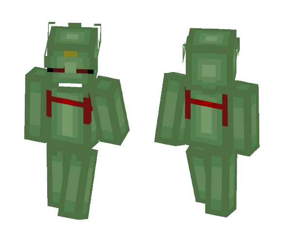 Green Beetle (Martian Form) - Male Minecraft Skins - image 1
