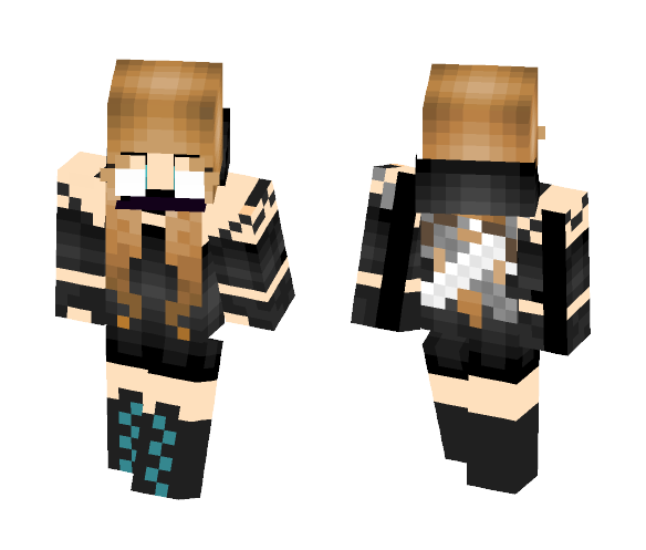 GIRL NINGA BRINE - Girl Minecraft Skins - image 1