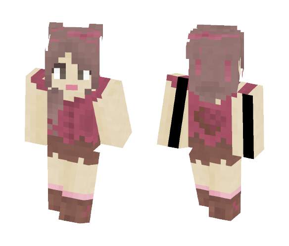 raspberry chocolate - Female Minecraft Skins - image 1