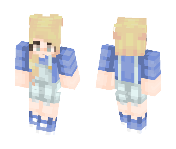 Download Free ❥ Overall Skin for Minecraft image 1 ❥ Overall - Female Minecraft Skins - image 1