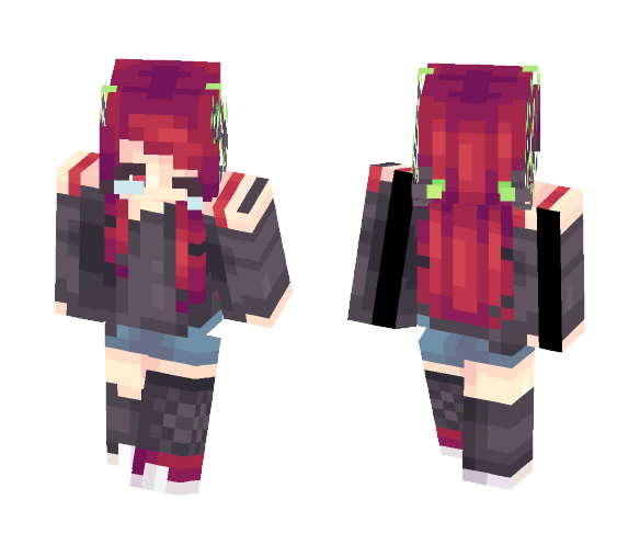 Tears Fall To The Ground - Female Minecraft Skins - image 1