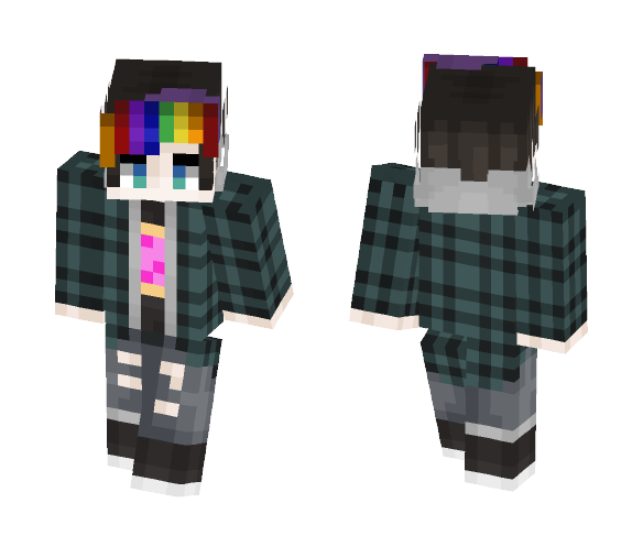 -=iiNyan Follower=- (Boy version) - Male Minecraft Skins - image 1
