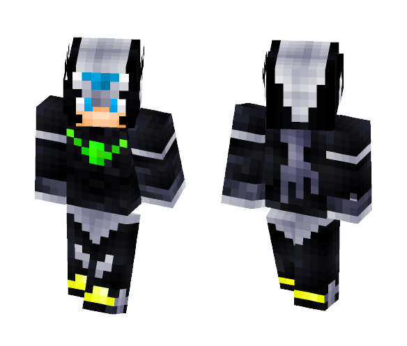 Dark Rockman--RPG GAME CHARACTER - Male Minecraft Skins - image 1