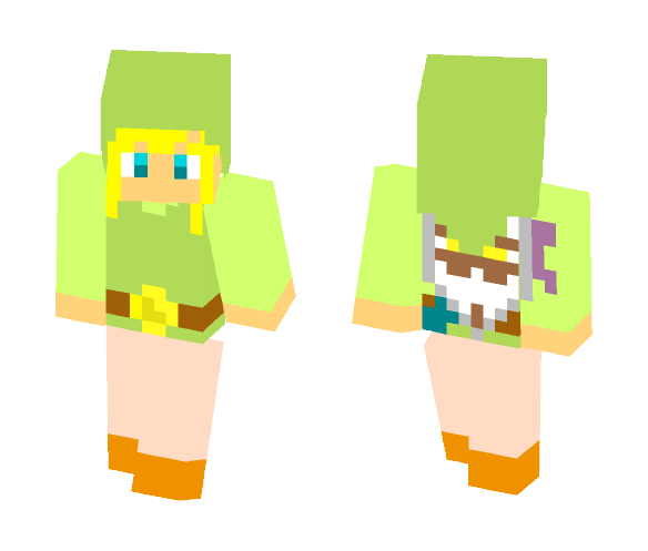 Download Free Toon Link Skin for Minecraft image 1 Toon Link - Male Minecraft Skins - image 1