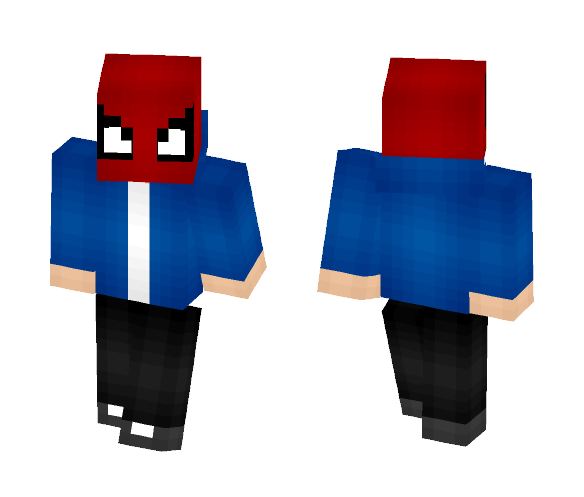 Me With Spidey Mask - Male Minecraft Skins - image 1
