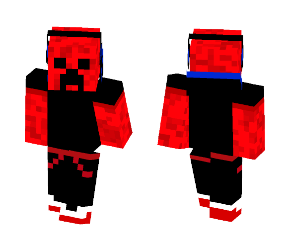 Cool Red Creeper - Male Minecraft Skins - image 1
