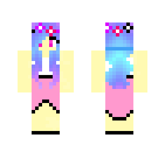 Cute-Purple Hair Girl skin