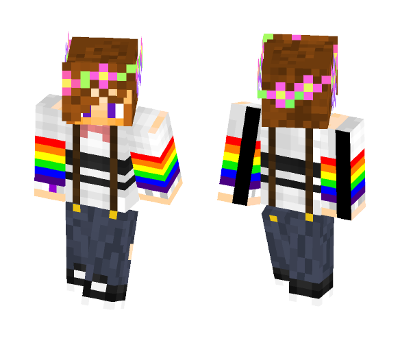 Flower Crown Boy - Boy Minecraft Skins - image 1