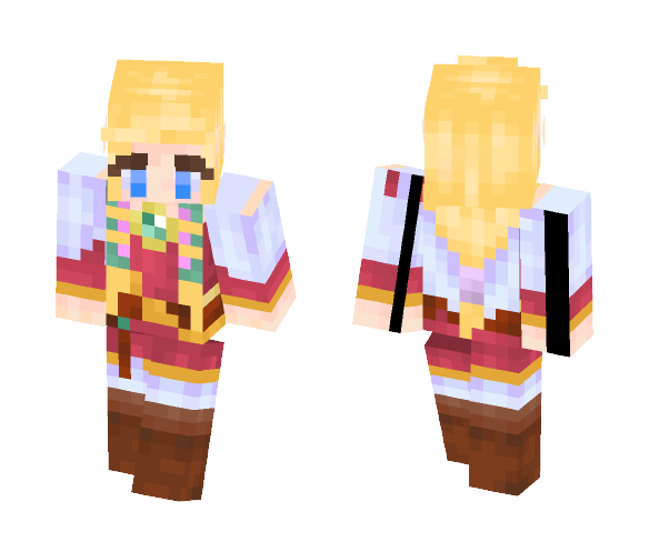 Skyward Sword Zelda - Female Minecraft Skins - image 1