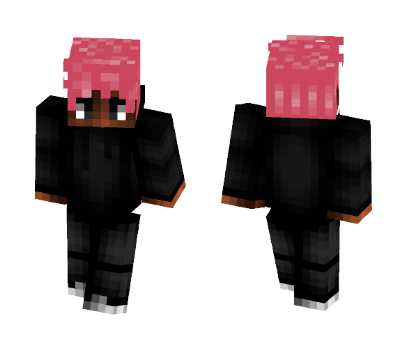 Pink Hair - Male Minecraft Skins - image 1