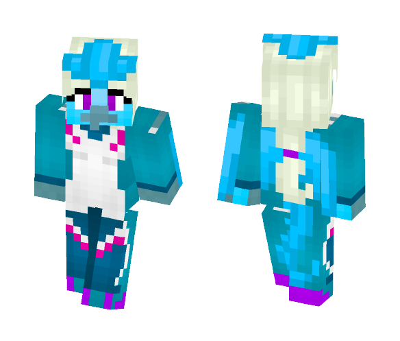 Team Mystic Articuno - Female Minecraft Skins - image 1