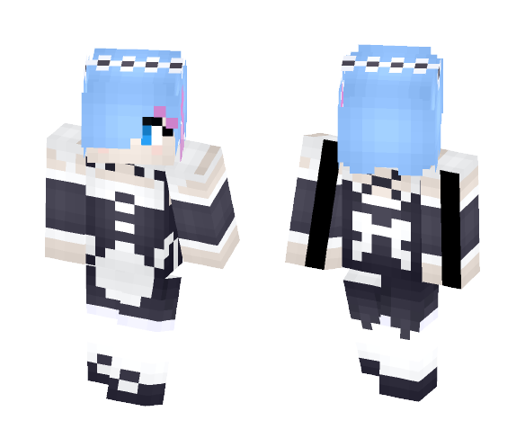 Re Zero: Rem - Female Minecraft Skins - image 1