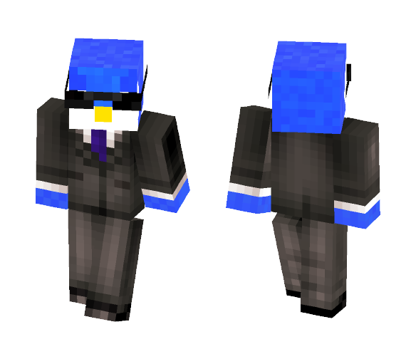 piplup in a suit - Male Minecraft Skins - image 1
