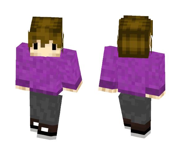 Purple Sweater Grian - Interchangeable Minecraft Skins - image 1