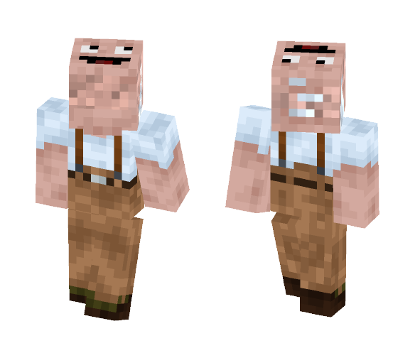 old man with Downsindrome - Male Minecraft Skins - image 1
