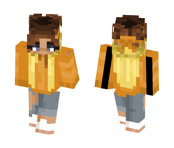 Ombre hair girl - Color Haired Girls Minecraft Skins - image 1