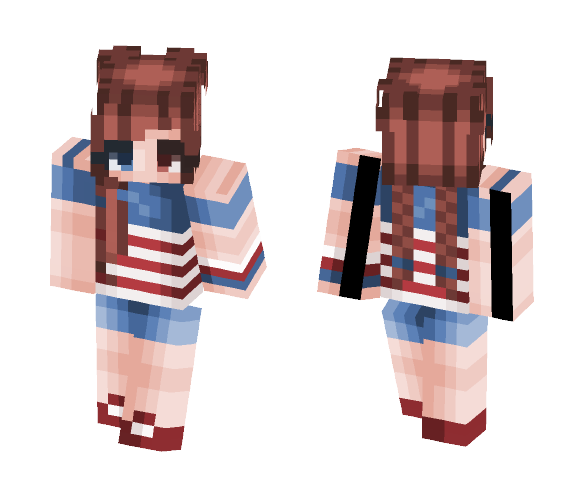 ♡ Happy 4th of July ♡ - Female Minecraft Skins - image 1