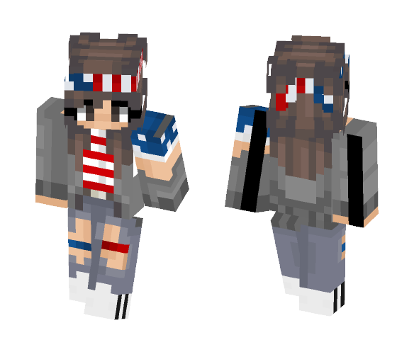 Happy~4th-Of•July~ - Female Minecraft Skins - image 1