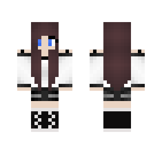[Autumn] Brown Hair Girl - Color Haired Girls Minecraft Skins - image 2