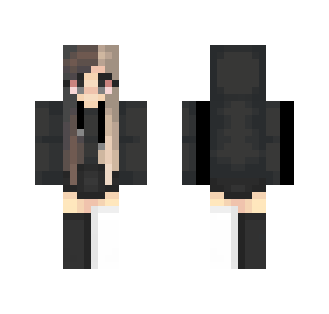 Hooded version. // trashyy - Female Minecraft Skins - image 2