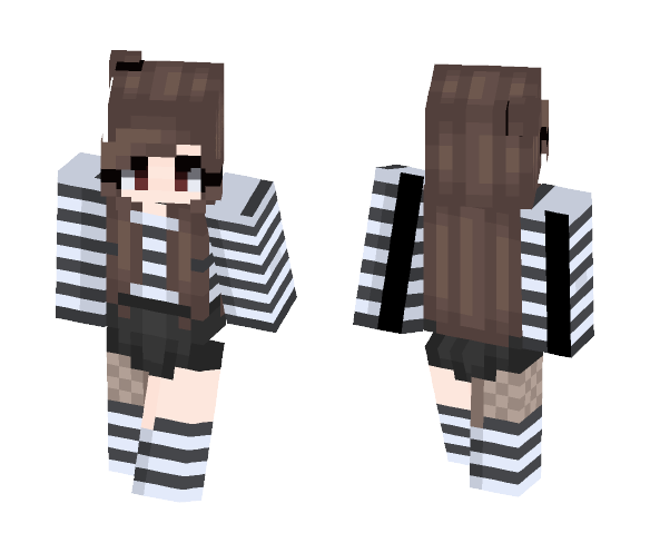 Stripes~ For Chubeh - Female Minecraft Skins - image 1