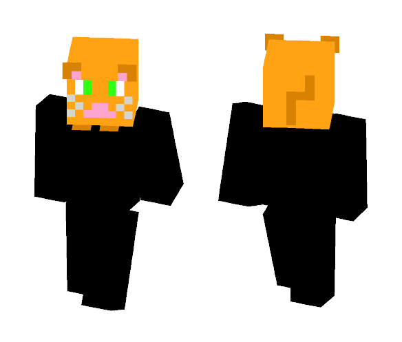 Download Free cat head Skin for Minecraft image 1 cat head - Cat Minecraft Skins - image 1
