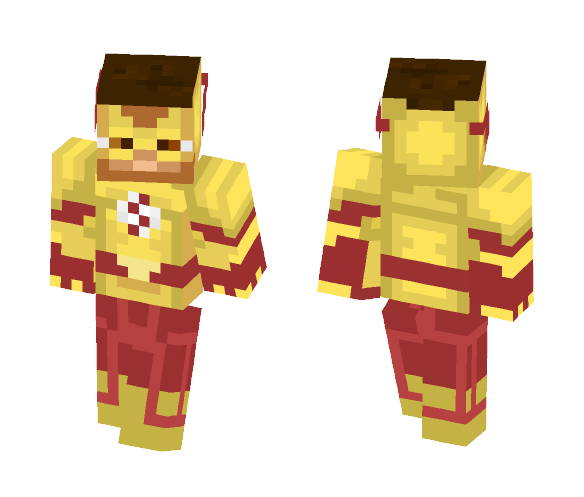 Kid Flash (Wally West) - Male Minecraft Skins - image 1