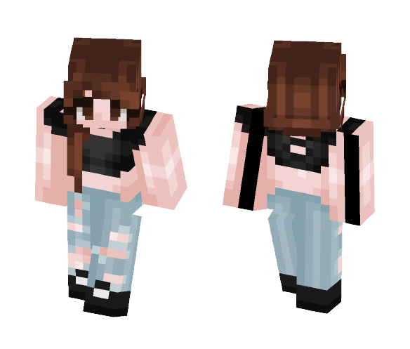 Black Top - Female Minecraft Skins - image 1