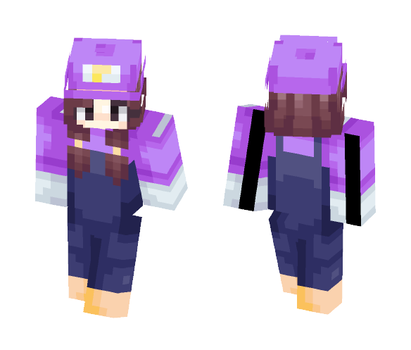 Waluigi - Female Minecraft Skins - image 1