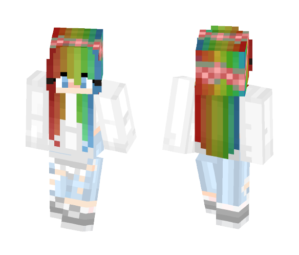 Rainbow Dreams - Female Minecraft Skins - image 1