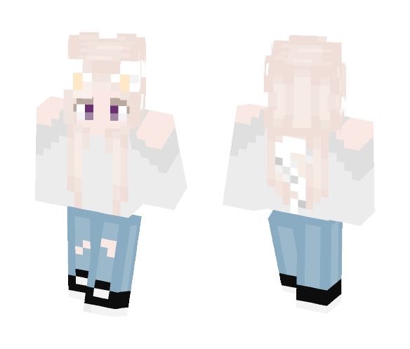Download Free June Outfit Skin for Minecraft image 1 June Outfit - Female Minecraft Skins - image 1