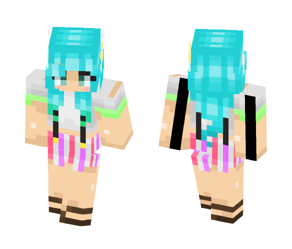 ⭐ - Seafoam - ⭐ - Female Minecraft Skins - image 1
