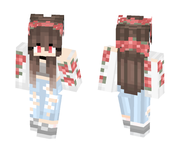 Demon Cute Girl - Cute Girls Minecraft Skins - image 1
