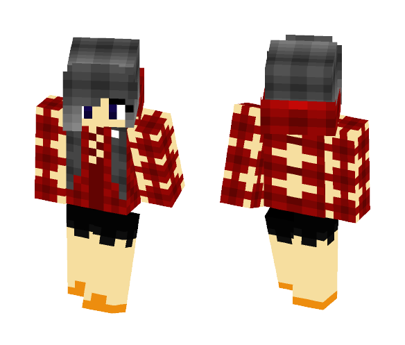 Hoodie_Girl - Female Minecraft Skins - image 1