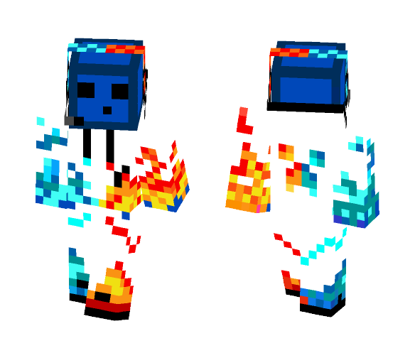 Really cool fire ice slime - Male Minecraft Skins - image 1