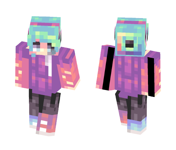 Neon Lights | fs - Male Minecraft Skins - image 1