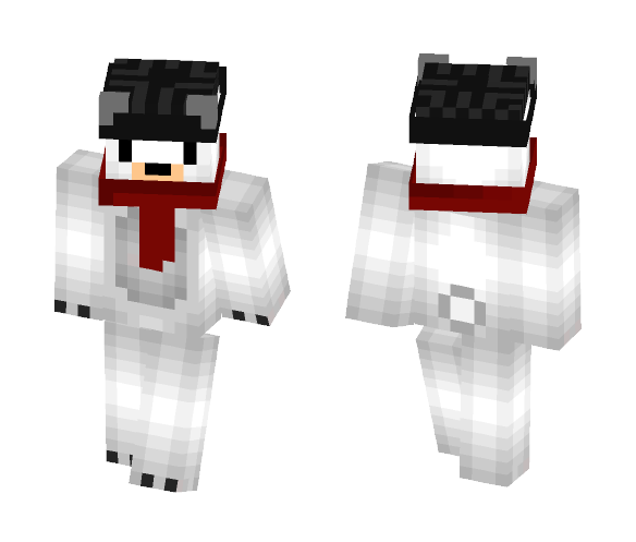 Polar Bear w/ Scarf and Hat - Interchangeable Minecraft Skins - image 1